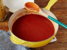 Cooking Channel serves up this Tomato Sauce recipe from Alton Brown plus many other recipes at CookingChannelTV.com