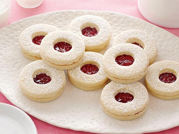 Festive Jam Cookie Sandwiches : Recipes : Cooking Channel Recipe