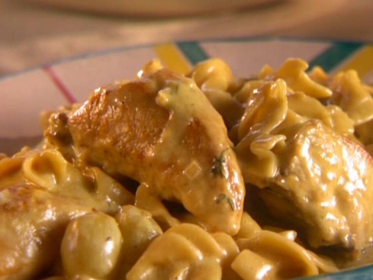 Brandied Curry Chicken with Grapes Recipe Sunny Anderson Cooking