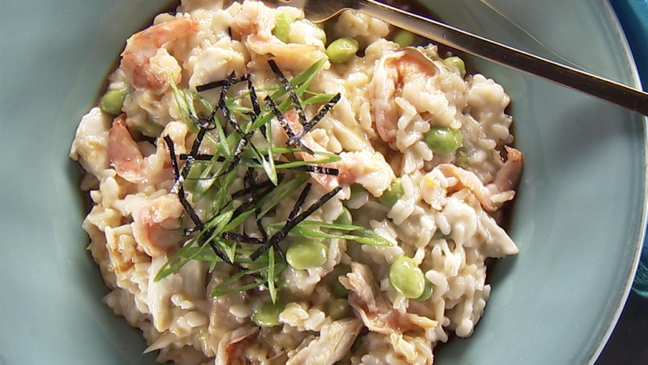 Japanese Seafood Risotto
