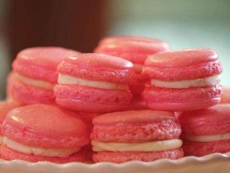 Pink Velvet Macarons with Cream Cheese Filling
