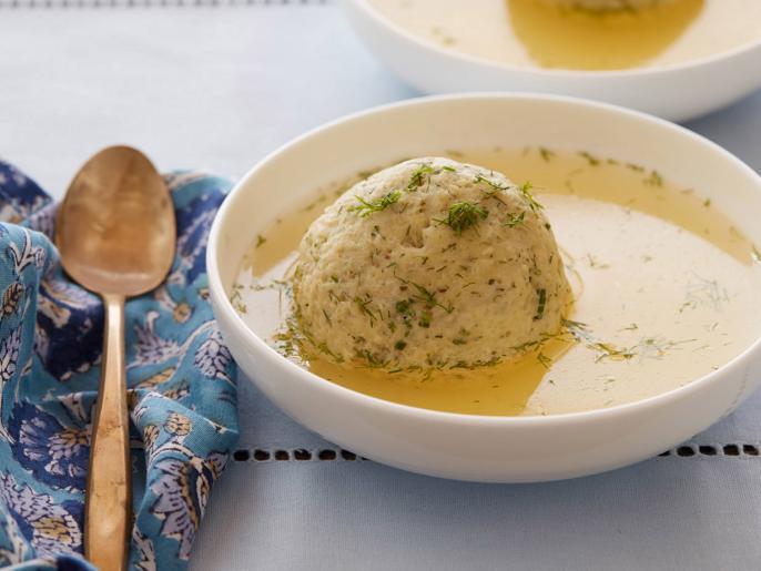 Throwdown&amp;#39;s Matzo Ball Soup Recipe | Bobby Flay | Cooking Channel