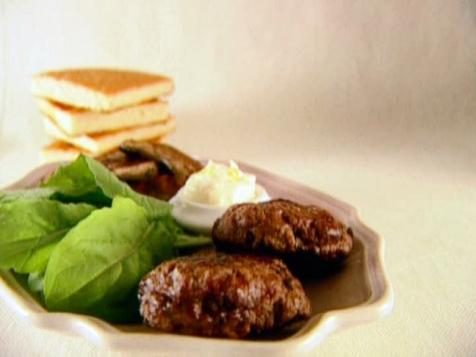 Beef Burgers with Mushrooms and Aioli