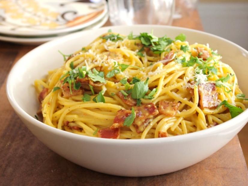 Spaghetti Carbonara Recipe | Patrick Decker | Cooking Channel