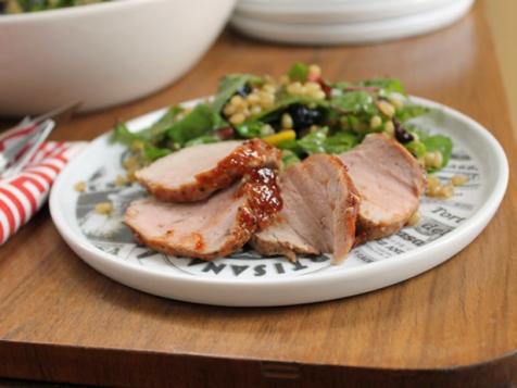 Glazed Pork Loin With "Salad Bar" Salad