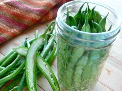Dilly Pickled Beans