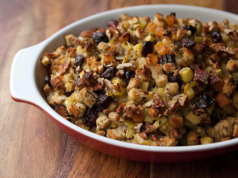 Fruit and Nut Stuffing Recipe Kelsey Nixon Cooking Channel