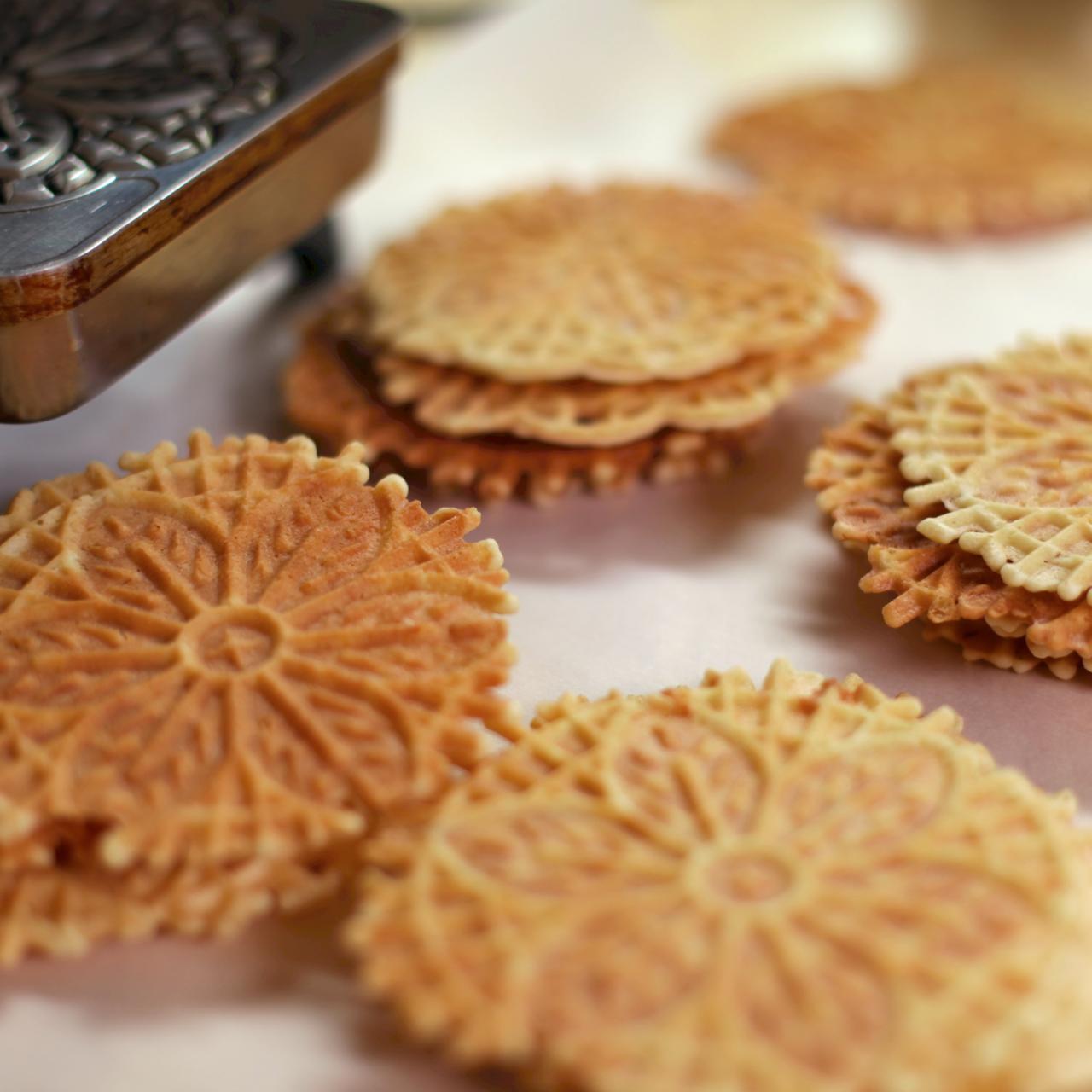 Fruit Topped Pizzelles