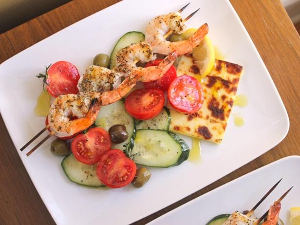 Greek grilled outlet shrimp