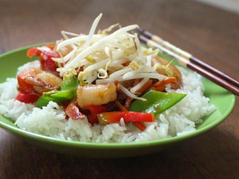 Miso-Honey Shrimp Stir Fry