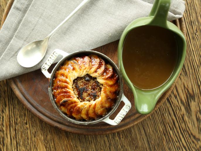 Date and Toffee Pudding with Caramelized Bananas and the Ultimate