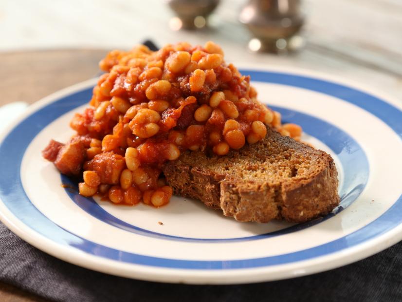 Proper Baked Beans with Soda Bread Toast Recipe Tom Kerridge Cooking Channel