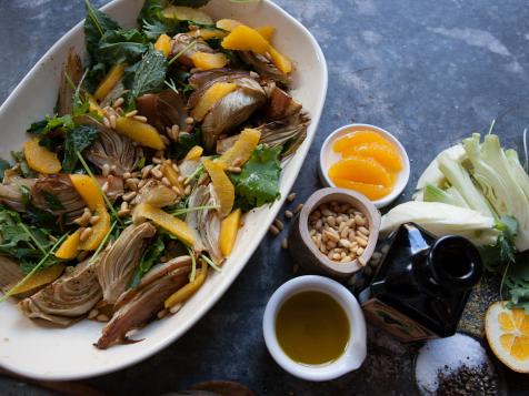 Roasted Fennel with Oranges and Greens