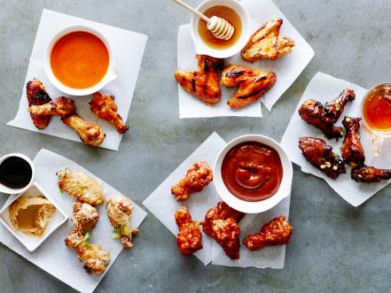 Different Flavors Of Chicken Wings Favorite Chicken Wing Flavors With Recipes Cooking Channel Cooking Channel Recipes Menus Cooking Channel