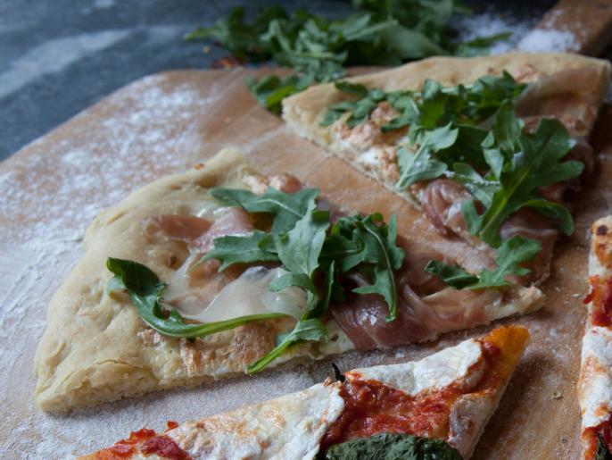 Laura's White Pizza with Prosciutto and Arugula Recipe Laura Vitale