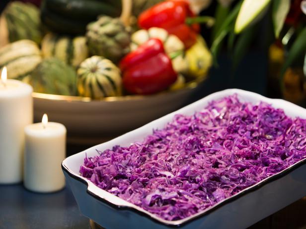Fried Purple Cabbage