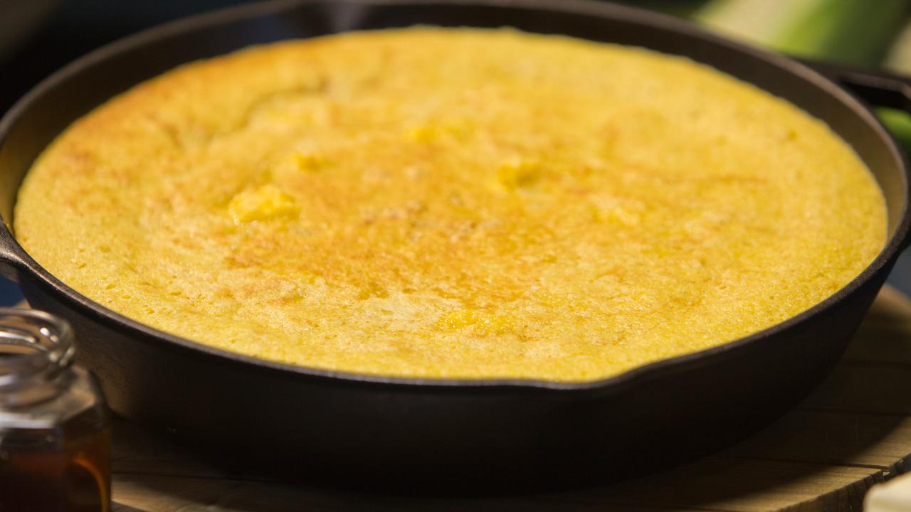 Cornbread with Candied Ginger