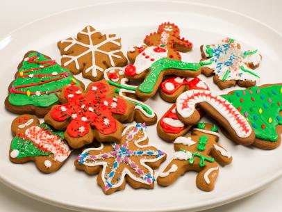 Ginger bread cut out cookies, as seen on Cooking Channel’s Rev Run’s Happy Holidays Special.