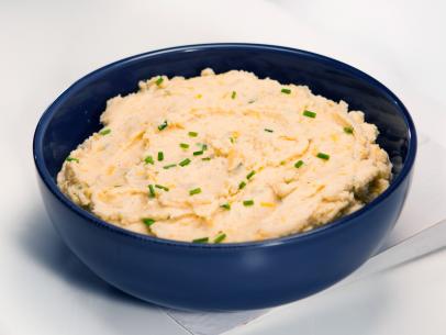 Cheesy Mashed potatoes, as seen on Cooking Channel’s Rev Run’s Happy Holidays
Special.