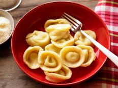 Cooking Channel serves up this Tortellini recipe from Alton Brown plus many other recipes at CookingChannelTV.com