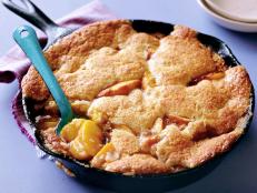Cooking Channel serves up this Bourbon Peach Cobbler recipe from Tyler Florence plus many other recipes at CookingChannelTV.com