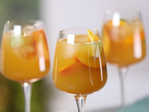Riesling Sangria with Mango and Nectarine