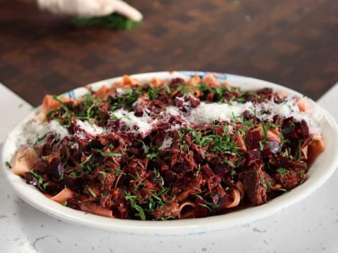 Beef and Beet Ragu with Pappardelle