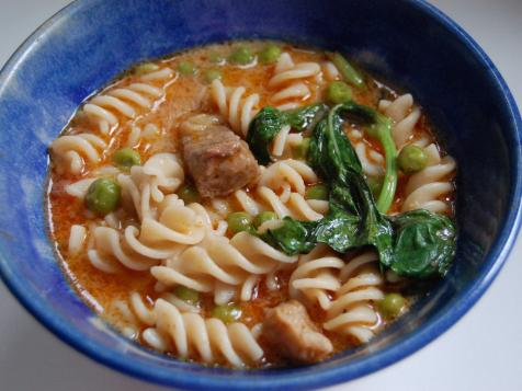 Beat the Wheat: Thai Curry Noodle Soup