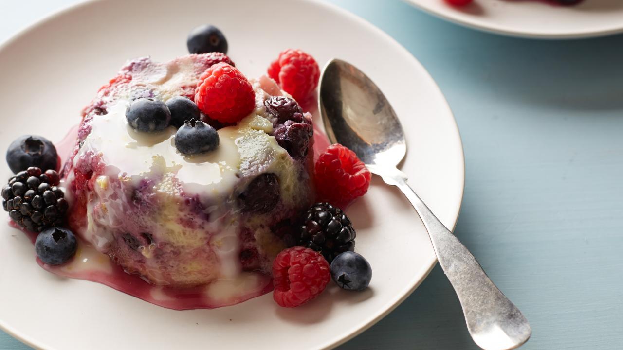 Brioche-Berry Bread Pudding