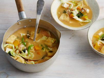 Miyoko McPherson's Miso Soup for The Party Animal as seen on Cooking Channel's My Grandmother's Ravioli