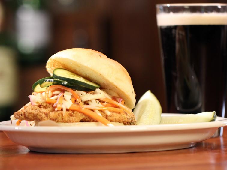 Fried Catfish Sandwich Recipe Eddie Russell Cooking Channel