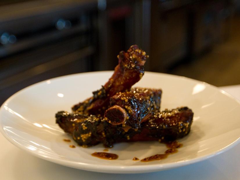 Crispy Ham Ribs with Mustard Glaze Recipe Cooking Channel