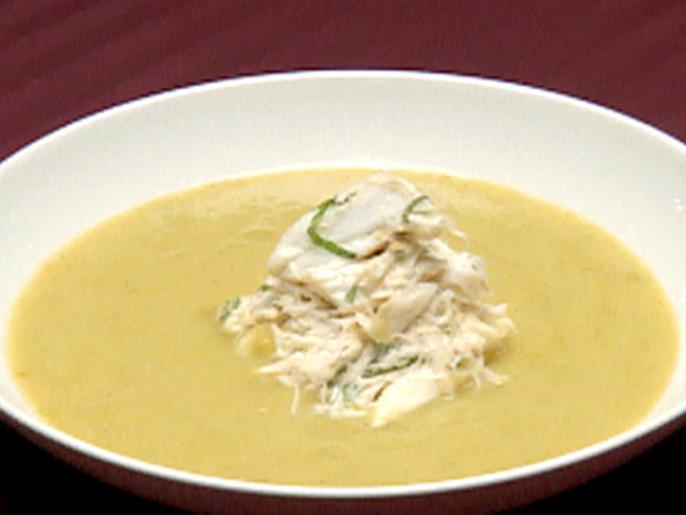 Colossal Crab Asparagus Bisque Recipe Cooking Channel