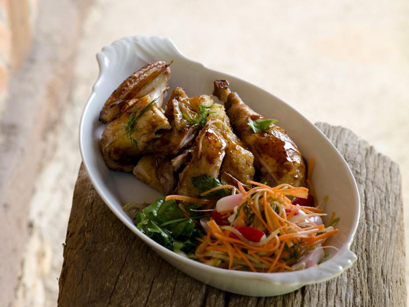 Crispy Skin Chicken with Master Stock Recipe Luke Nguyen Cooking