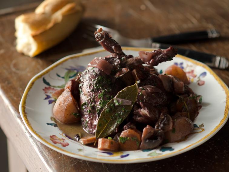 Sebastian's Rabbit Cooked in Red Wine Recipe | Luke Nguyen | Cooking ...