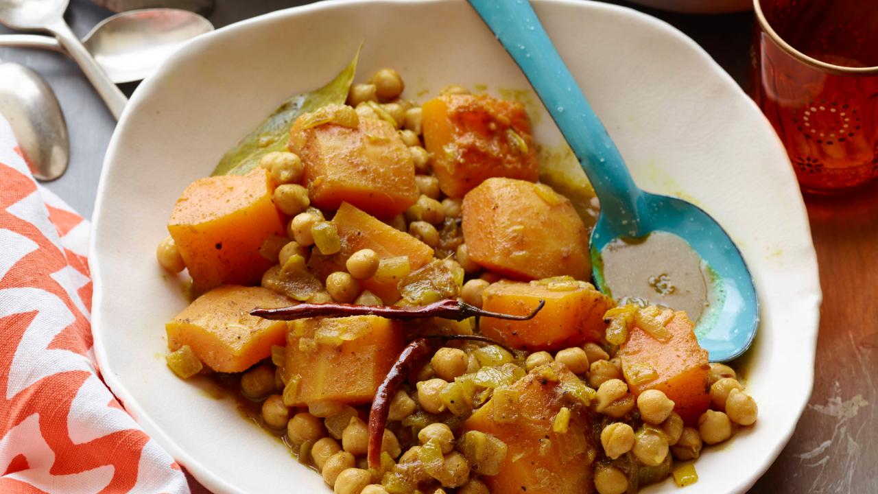 Squash With Chickpeas