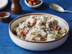 Get red, white and blue side dish recipes and ideas for Memorial Day picnics on Cooking Channel, including salads, mashed potatoes and more.