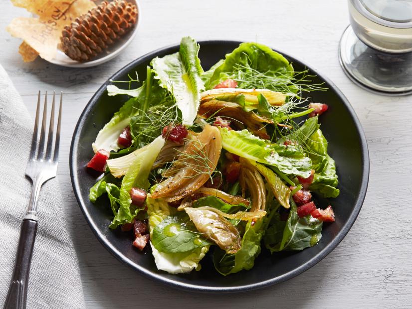 Cooking Channel 
Giada De Laurentiis Caramelized Pancetta Fennel Salad
Thanksgiving Salad-Add Color & Greens to Your Table