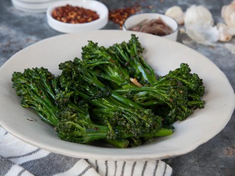 Broccolini with Anchovies and Garlic