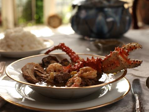 Clida Ellison's Louisiana Gumbo with Andouille, Chicken, Crab and Oysters