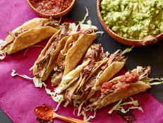 Get unique taco recipes using fish, pork, beef and seafood.