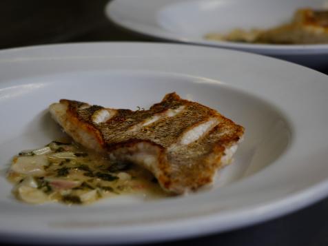 Lionfish with Garlic-Cilantro Scampi Sauce