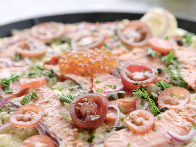 Smoked Salmon Pizza Recipe Cooking Channel