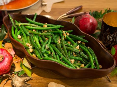 Brown Butter Green Beans with Hazelnuts