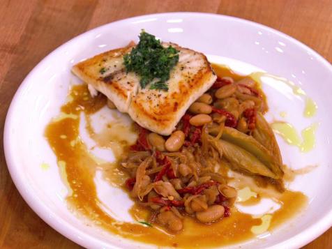 Halibut with Endive and Gremolata