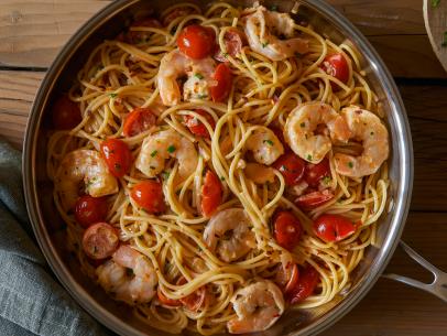 Shrimp Scampi with Cherry Tomatoes
