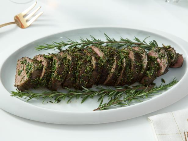 Herb Crusted Beef Tenderloin With Horseradish Cream Sauce Recipe Tia Mowry Cooking Channel