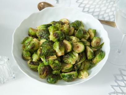Miso brussels sprouts, as seen on Cooking Channel's Tia Mowry at Home, Season 2.
