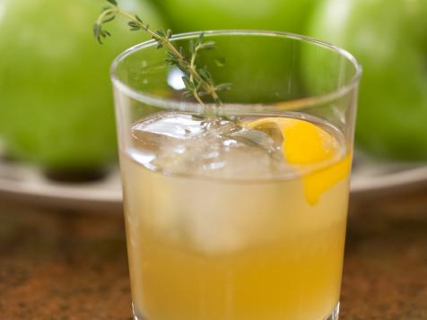 Meyer Lemon and Thyme Whiskey Sour