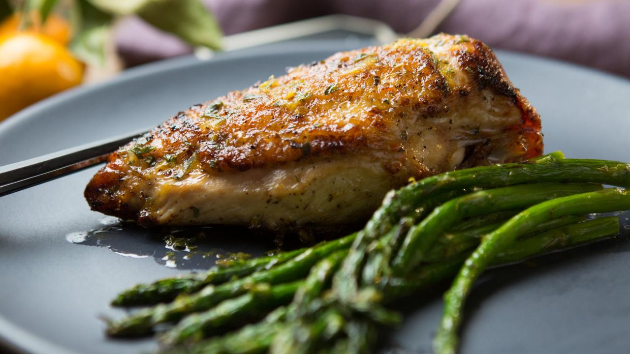 Glazed Chicken and Asparagus